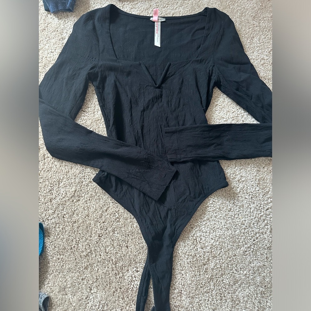 Free People black bodysuit